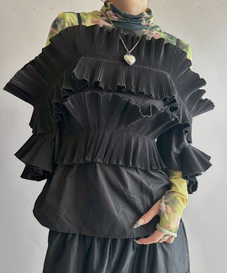 【USED】 Off-Shoulder-Frill Top  /251018-001