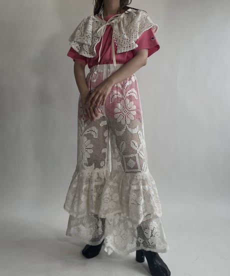 【RE;CIRCLE】 RE Crochet Lace Detachable Collar / 221112-031