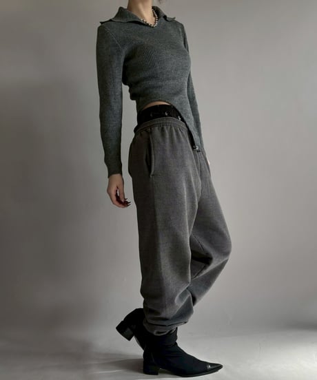 【RE;CIRCLE】 RE Rib Knit Leotard Top / 260205-019