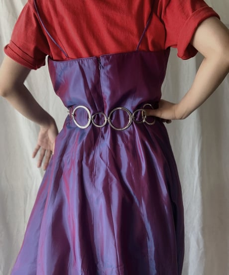 【USED】 Shiny Camisole Dress/210714-025