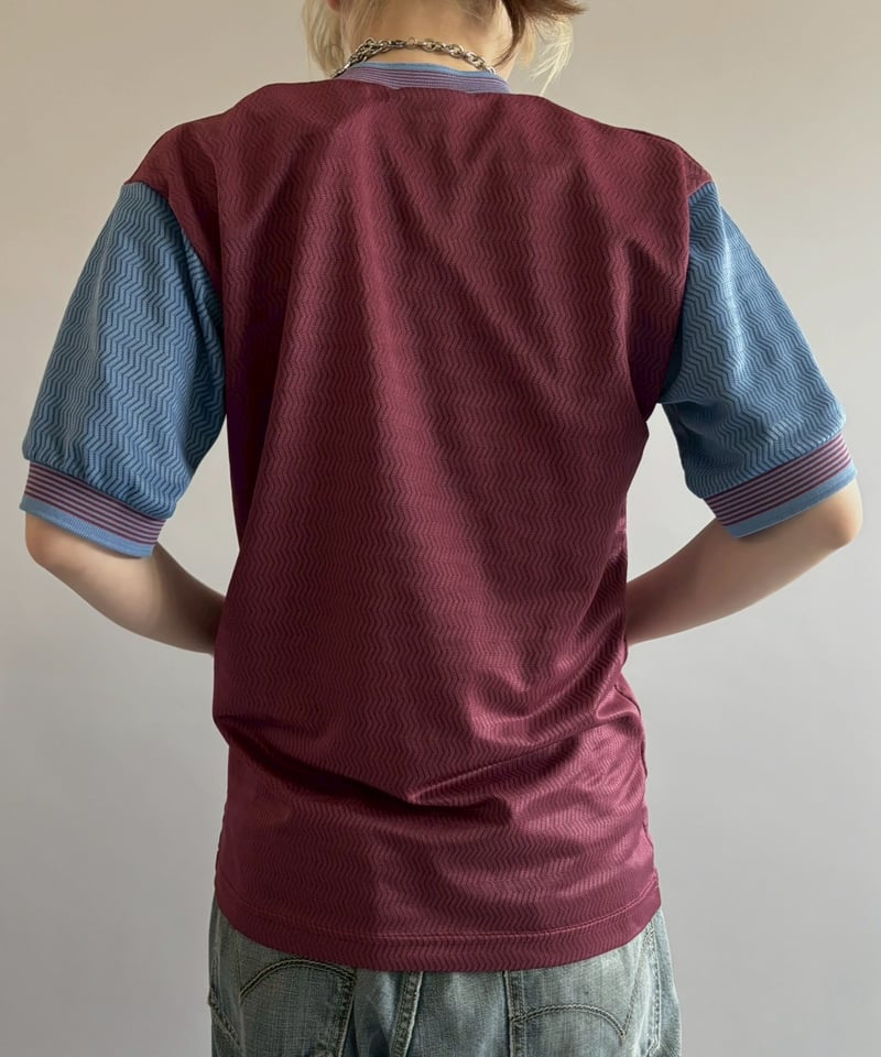 USED】 97~98's Reebok Aston Villa Soccer Shirt
