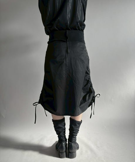 【USED】 Drawstring Design Skirt / 251213-019