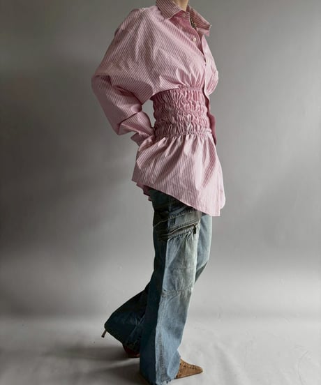 【RE;CIRCLE】 RE Shirring Shirt / 260409-015