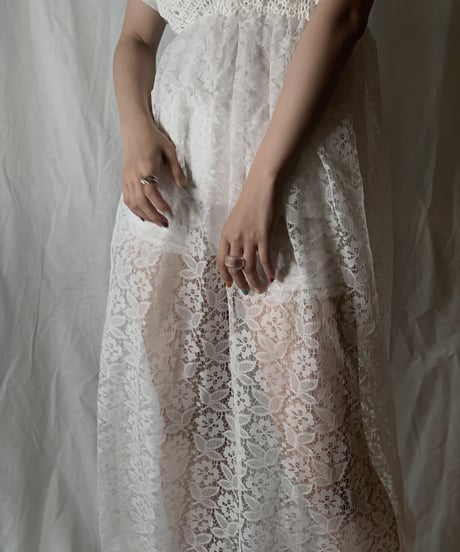 【RE;CIRCLE】 RE Lace N/S One-piece④/210714-008