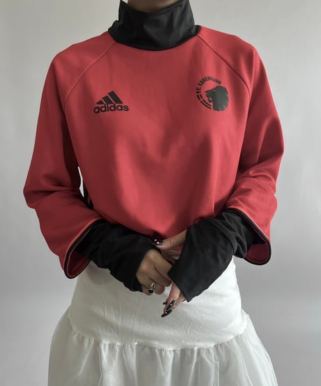 【USED】 adidas F.C.KOBENHAVN L/S Soccer Shirt /240921-007