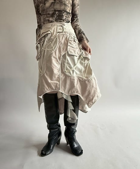 【USED】 Gimmick Design Hand Made Skirt  /250412-024
