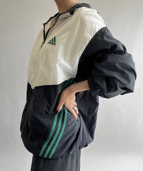 【USED】 adidas 90's Nylon Jacket /240921-001