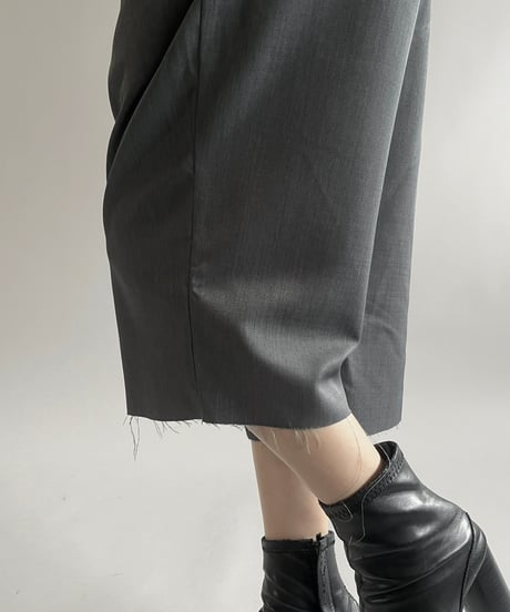 【USED】 Cut Off Short Slacks Pants  /250301-009