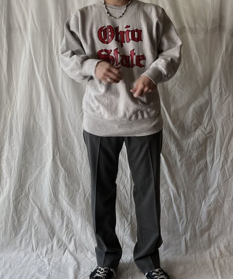 【USED】 80's USA Champion Reverse Weave Ohio State/210324-021