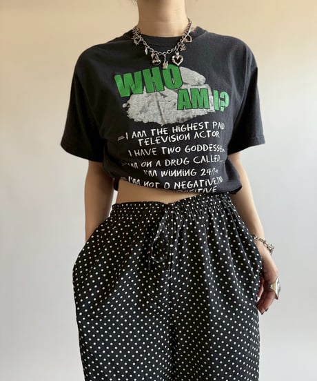 【USED】  Hanes WHO AM I? T-Shirt/250510-048