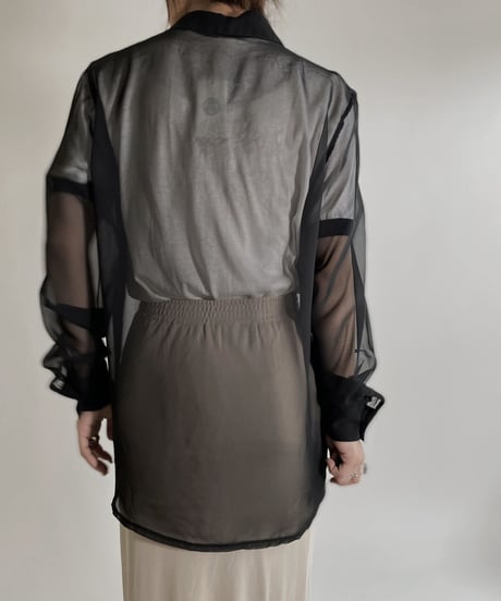 【USED】 Poly Long Sleeves Blouse / 220507-016