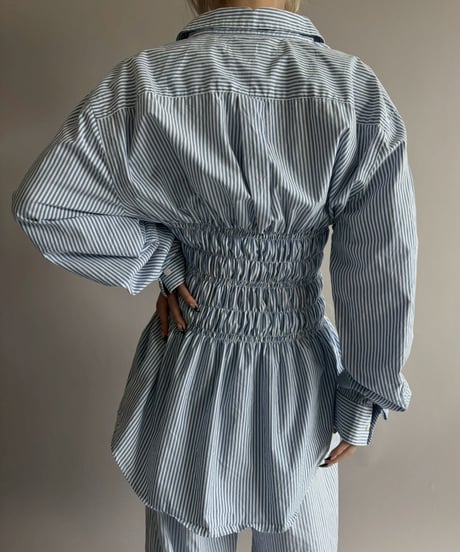 【RE;CIRCLE】 RE Shirring Shirt / 260409-013
