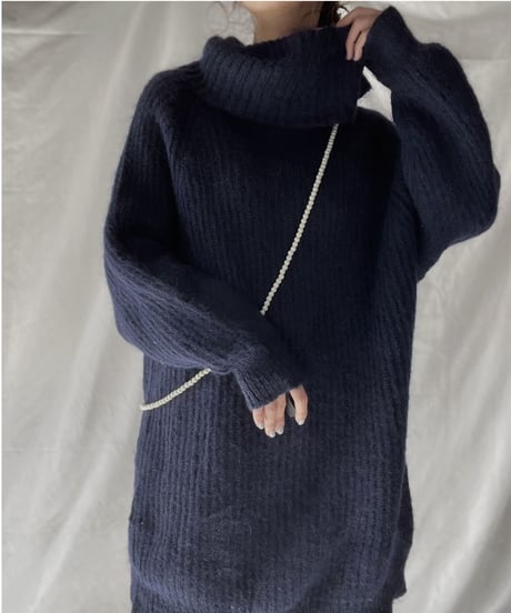 【USED】    Mohair Knit Top③/211216-004