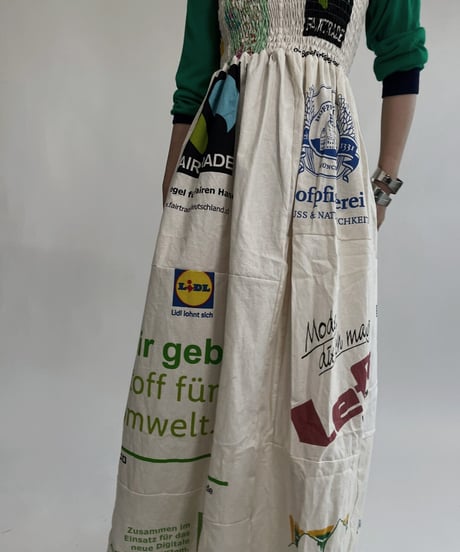 【RE;CIRCLE】 RE Eco-Friendly Bag Shirring One-piece / 220825-013