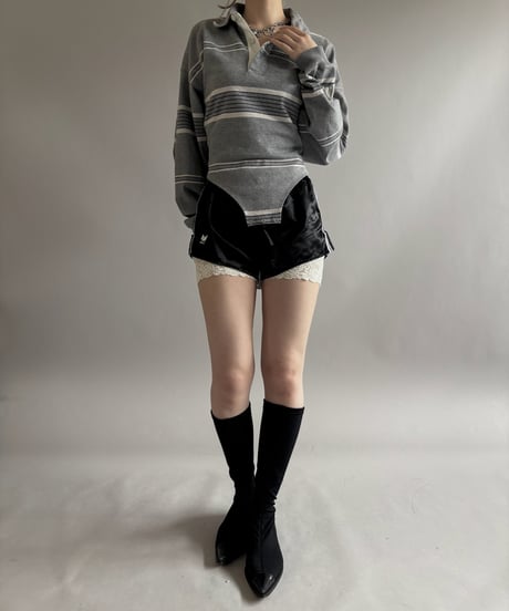 【RE;CIRCLE】 RE Leotard Rugger Shirt/ 260430-010