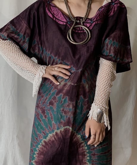 【USED】 African Batik One-piece③/210428-005