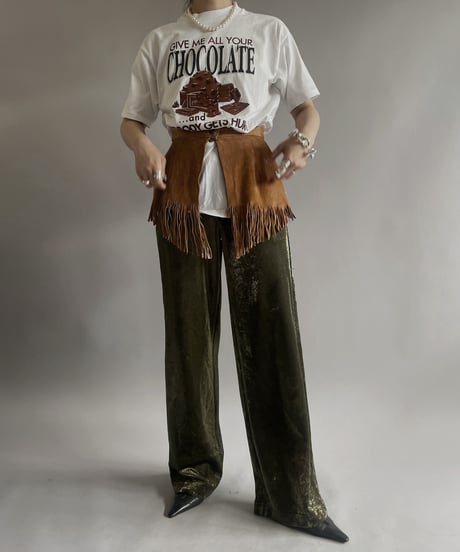 【USED 】Lame Pants/ 240429-124