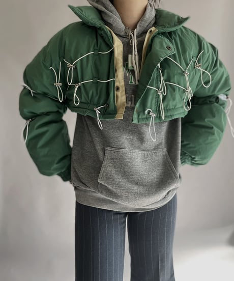 【RE;CIRCLE】 RE Draw Code Short Down Jacket / 230126-004