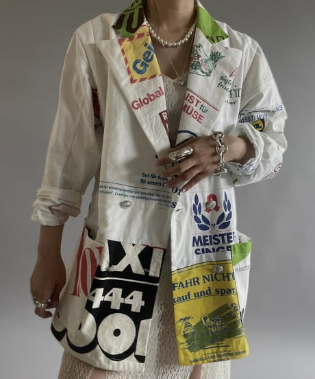 【RE;CIRCLE】RE Eco-Fri0endly Bag Double Jacket / 240613-022