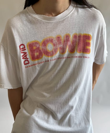 【USED】 00s Hanes DAVID BOWIE T-Shirt / 250830-033