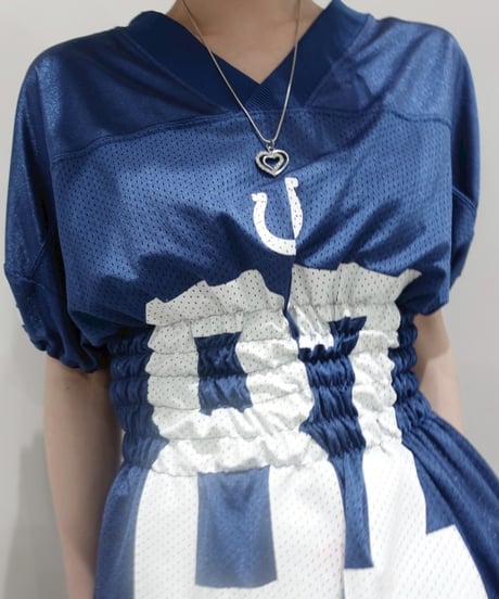 【RE;CIRCLE】 Shirring Football Shirt  /  250522-006