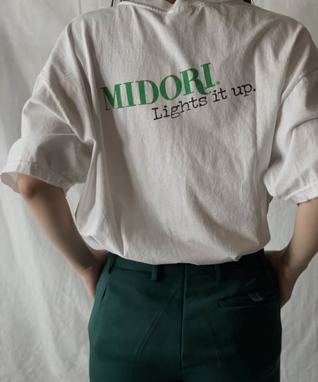 【USED】S/S T-shirt MIDORI margarita /210602-003
