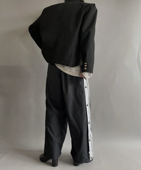 【USED】 Poly & Viscose Blazer Black / 221210-016