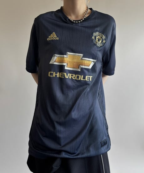 【USED】 18~19's adidas Manchester United Soccer Shirt / 250717-015