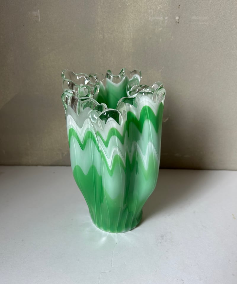 vintage flower vase 昭和レトロ　花瓶　花器　フラワーベース USED】 Flower Vase ( 花瓶 / フラワーベース ) 5196 | THE