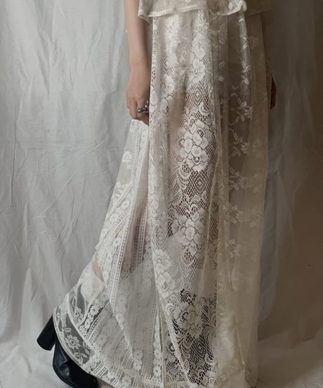 【RE;CIRCLE】 RE Lace N/S One-piece③/210714-006