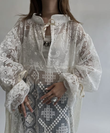 【RE;CIRCLE】 RE Crochet Lace One-piece / 220728-004