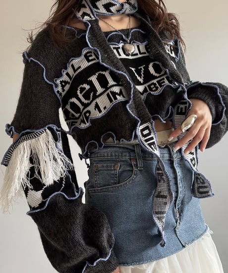 【RE;CIRCLE】 RE Mellow Knit Top + Muffler  /  241226-012