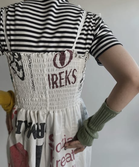 【RE;CIRCLE】RE Eco-Friendly Bag Camisole One-piece / 220512-024