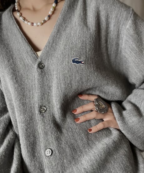 【USED】   LACOSTE Knit Cardigan 13/211126-021