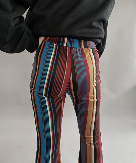 【USED】 Patterned Flare Pants/240210-017