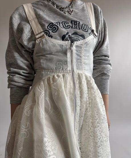 【RE;CIRCLE】 Re Parachute Lace Jump Skirt/ 250320-002