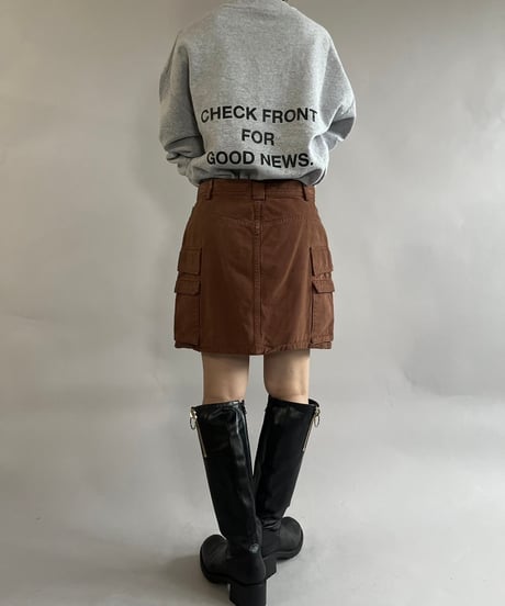 【USED】 Heaven Cargo Pocket Mini Skirt / 241109-018