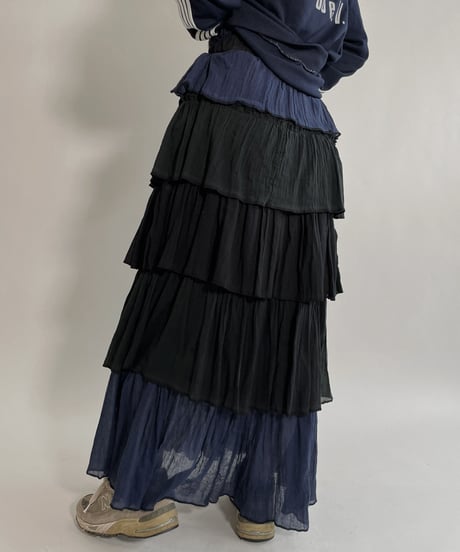 【RE;CIRCLE】 RE Indian Cotton Skirt / 220503-012