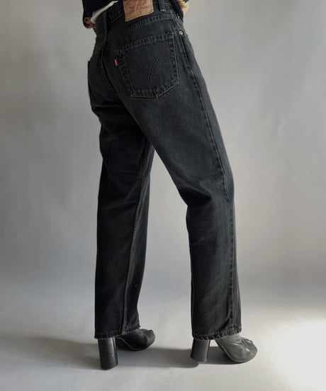 【USED】   Levi's Denim Pants 550 Black / 221119-030