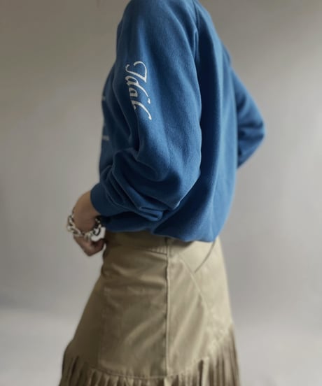 【USED 】Made in USA 80s Hanes L/S Raglan Sweat Top/240407-002