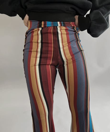 【USED】 Patterned Flare Pants/240210-017