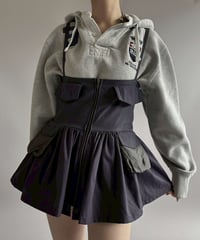 【RE;CIRCLE】 RE U.S Military Rebuild Mini One-Piece Dyed Navy / 260423-004