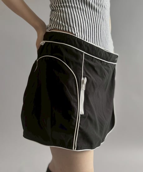 【USED】 Piping Mini Skirt /260613-026
