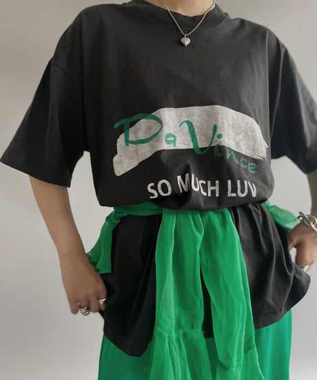 【USED】 Made in USA Da Vince So Much Luv T-Shirt / 230715-016