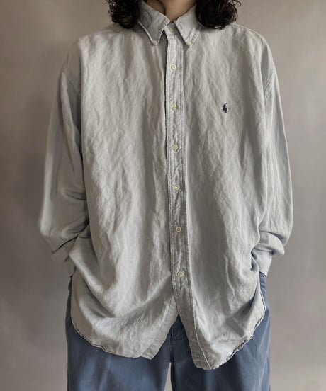 【USED】 Ralph Lauren L/S linen silk Shirt / 230605-011