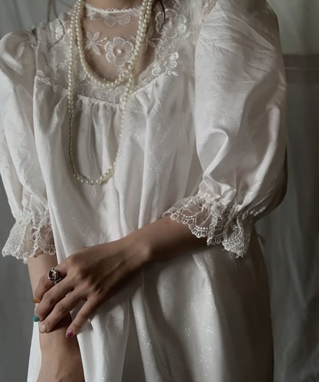 【USED】 Poly L/S Dress/210714-040