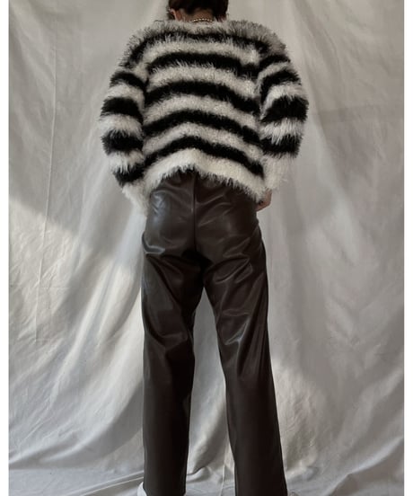 【USED】    Shaggy Knit Top/211216-011