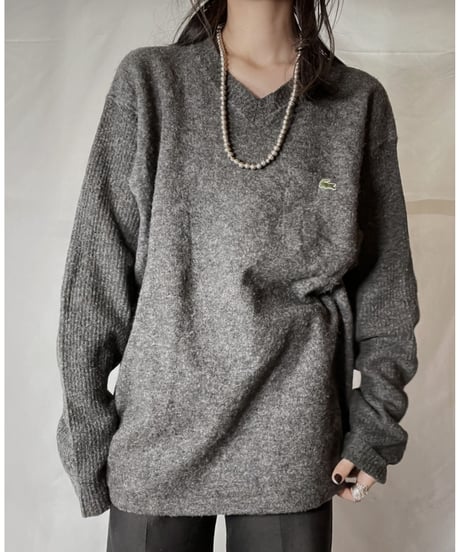 【USED】 LACOSTE Acrylic Knit ⑧ / 220111-019