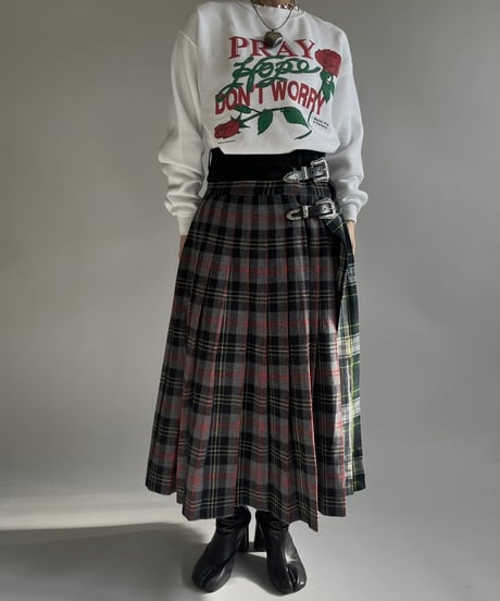 【RE;CIRCLE】 RE Kilt Long Skirt / 250102-007