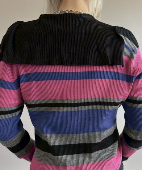 【RE;CIRCLE】 RE Rib Knit Leotard Top / 260416-002